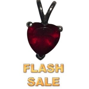 Heart-Shaped Red Pendant